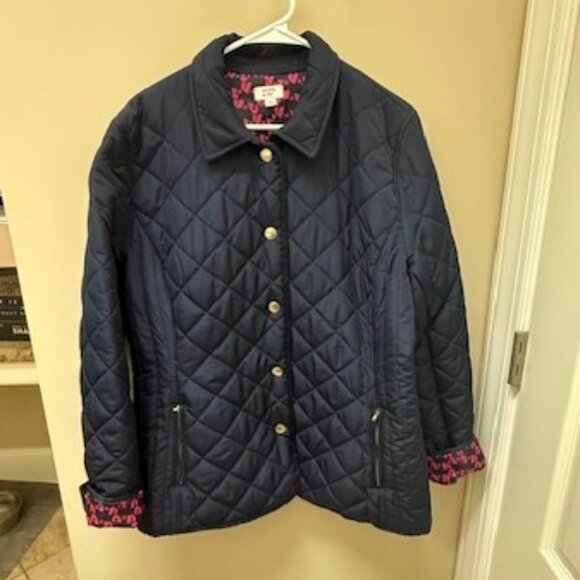 LADIES CROWN AND IVY LIGHTWEIGHT NAVY BLUE COAT - SIZE XL - Picture 5 of 5